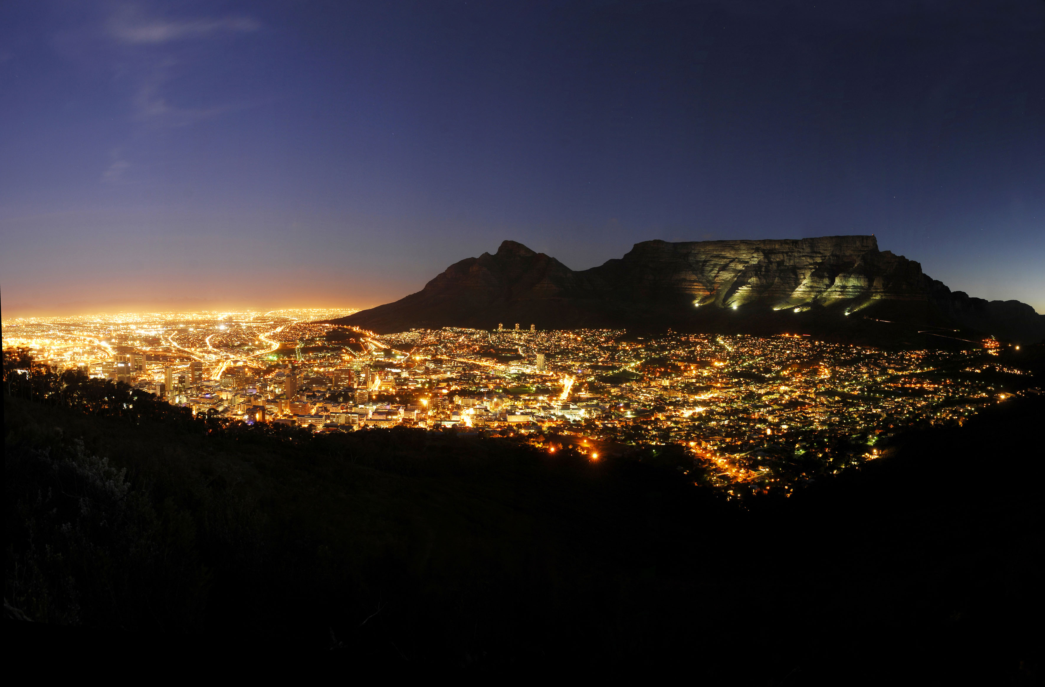 wallpaper south africa,sky,nature,night,light,horizon