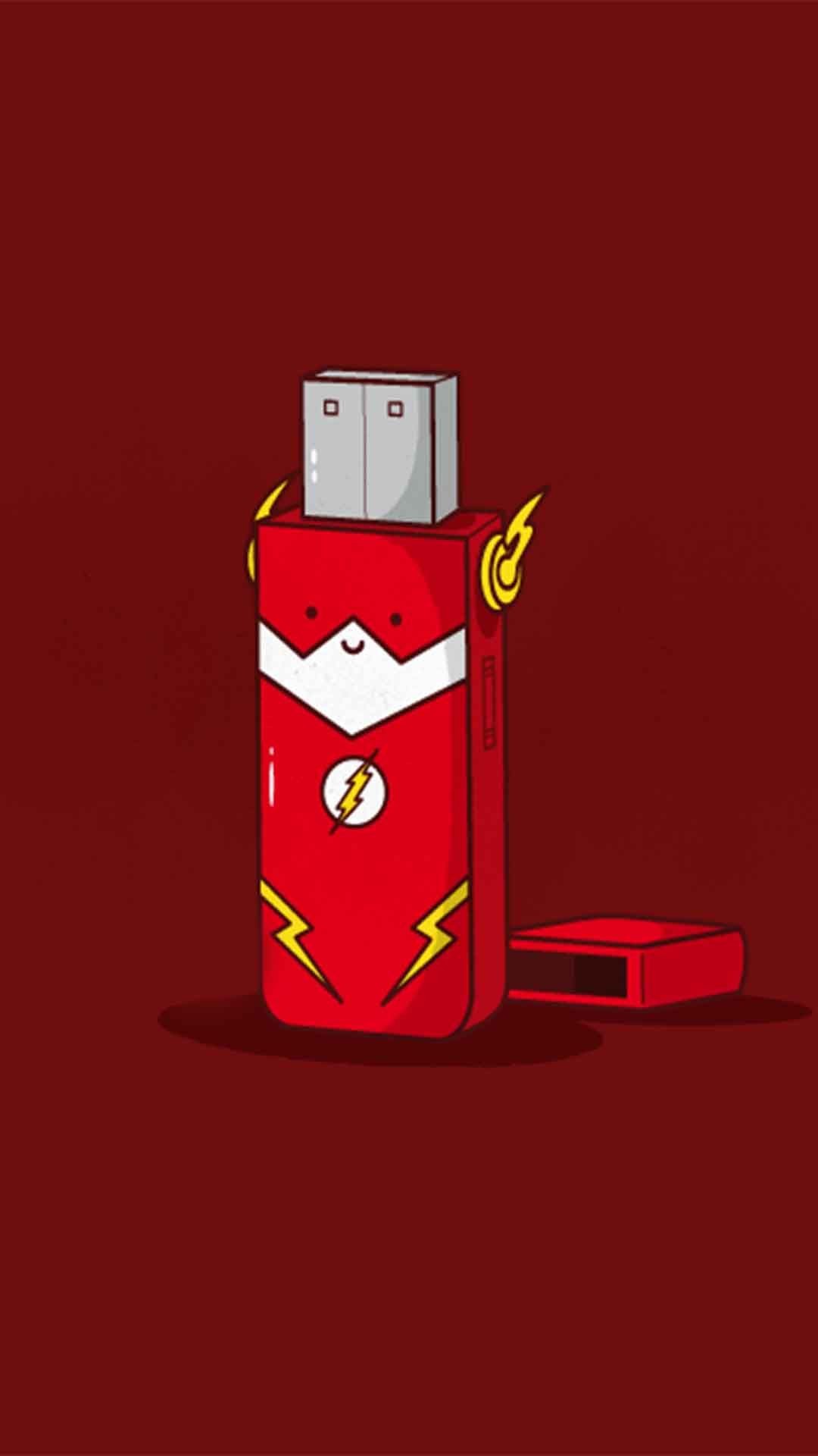 the flash iphone wallpaper,red,technology,illustration,electronic device,fictional character