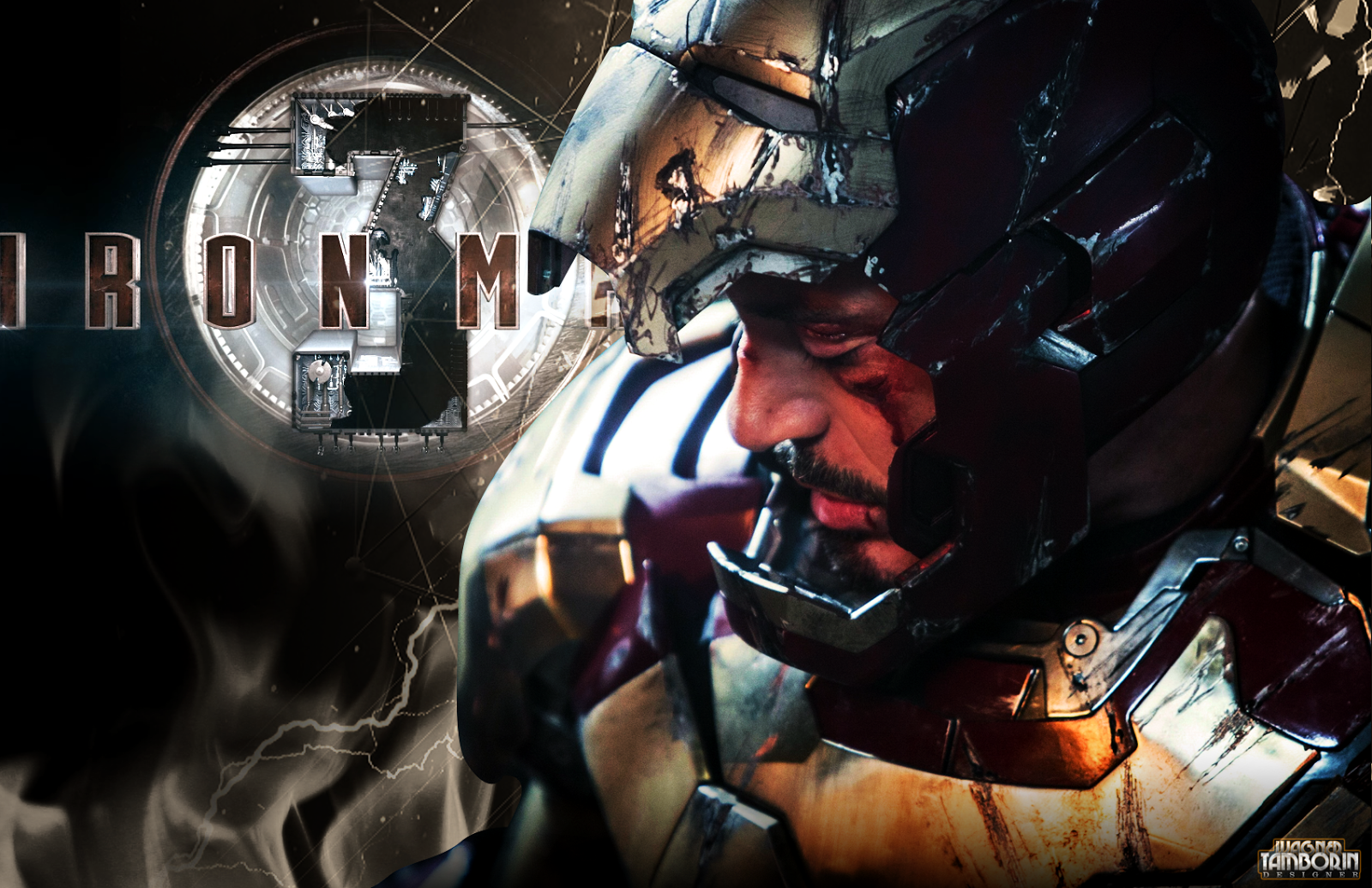 iron man 3d wallpaper,action adventure game,shooter game,fictional character,space,games