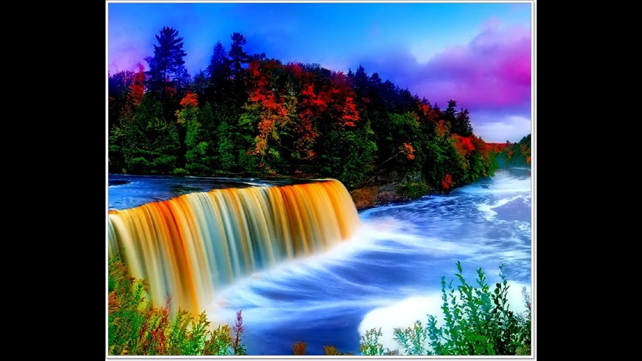 美しい風景の壁紙,自然の風景,自然,水資源,滝,水域