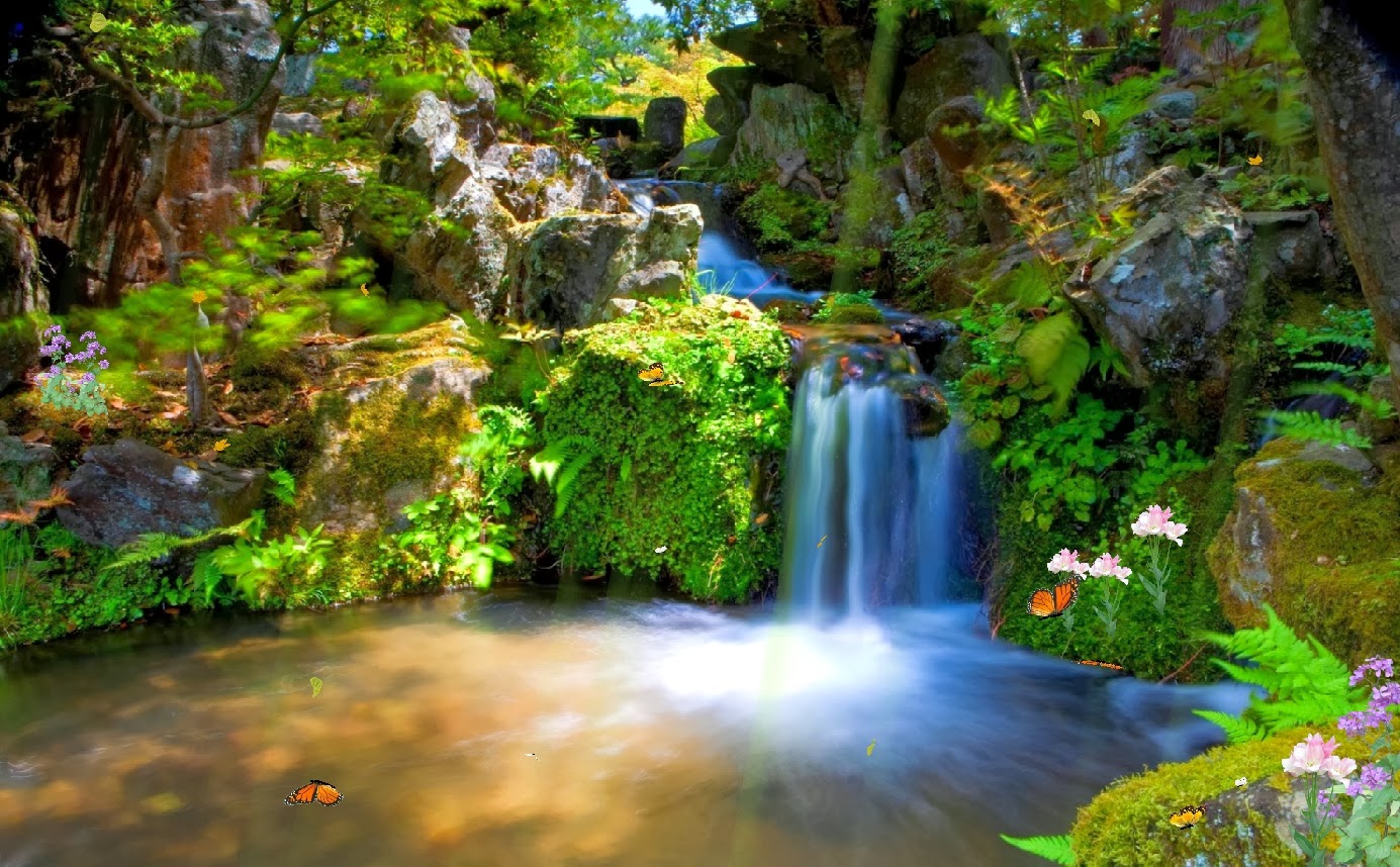 moving wallpaper download,waterfall,water resources,body of water,natural landscape,nature