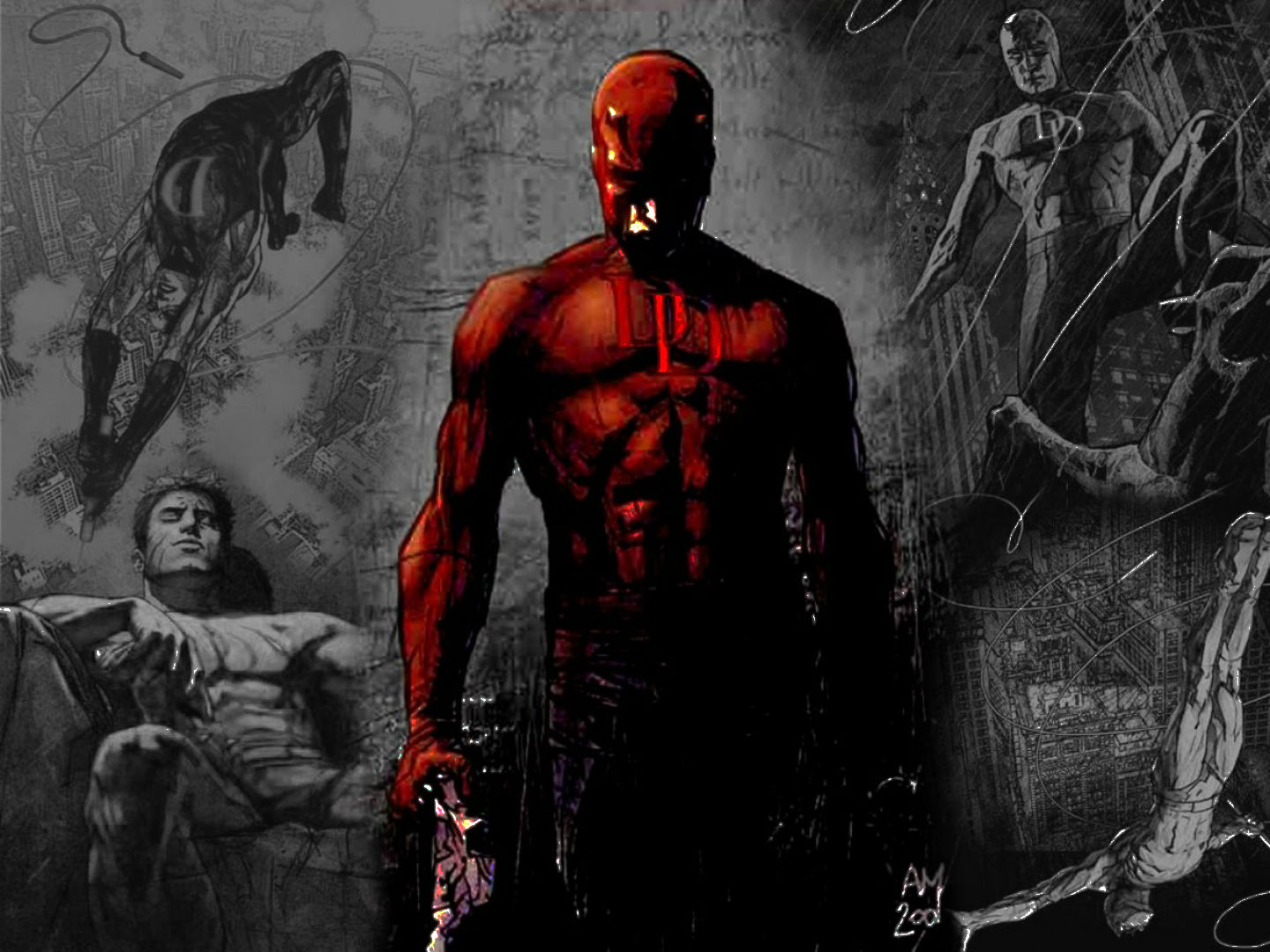 daredevil wallpaper,fictional character,superhero,daredevil,illustration,cg artwork