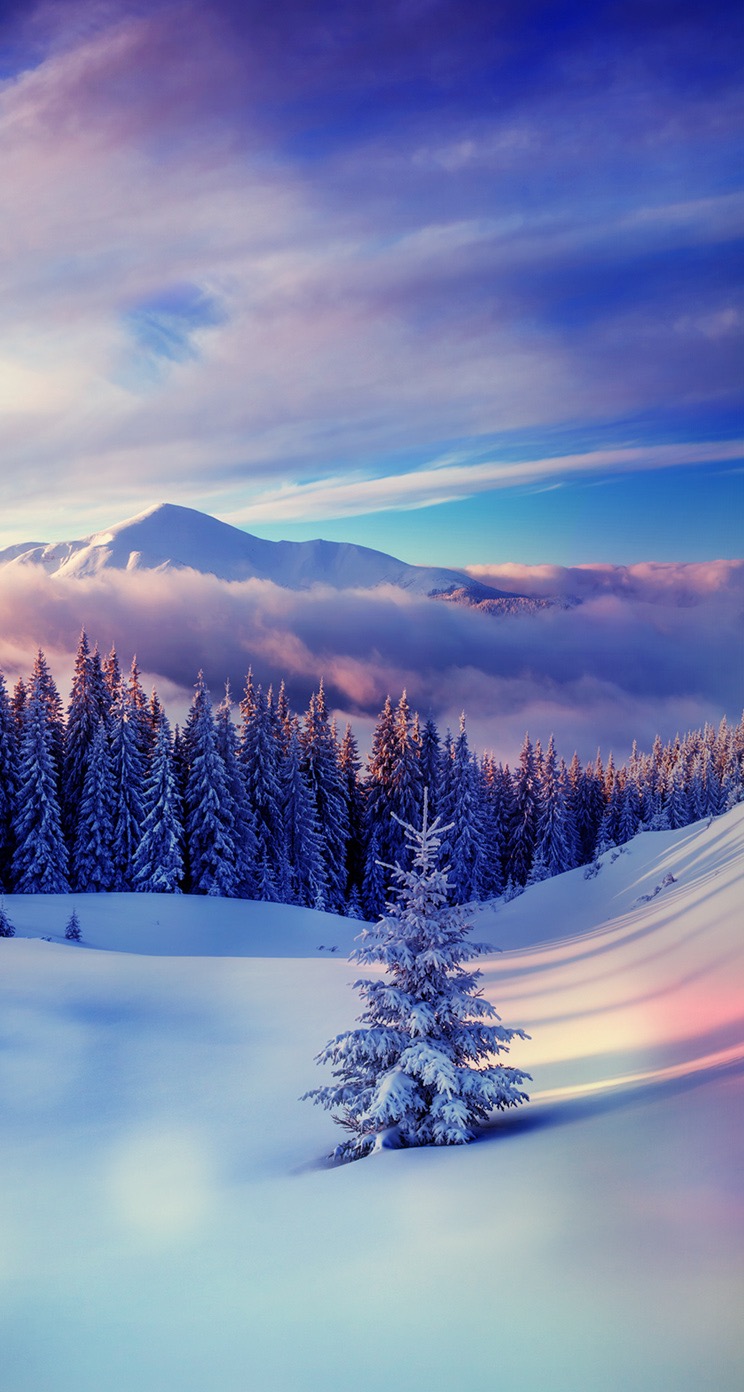 wallpaper sfondi,snow,sky,winter,nature,natural landscape