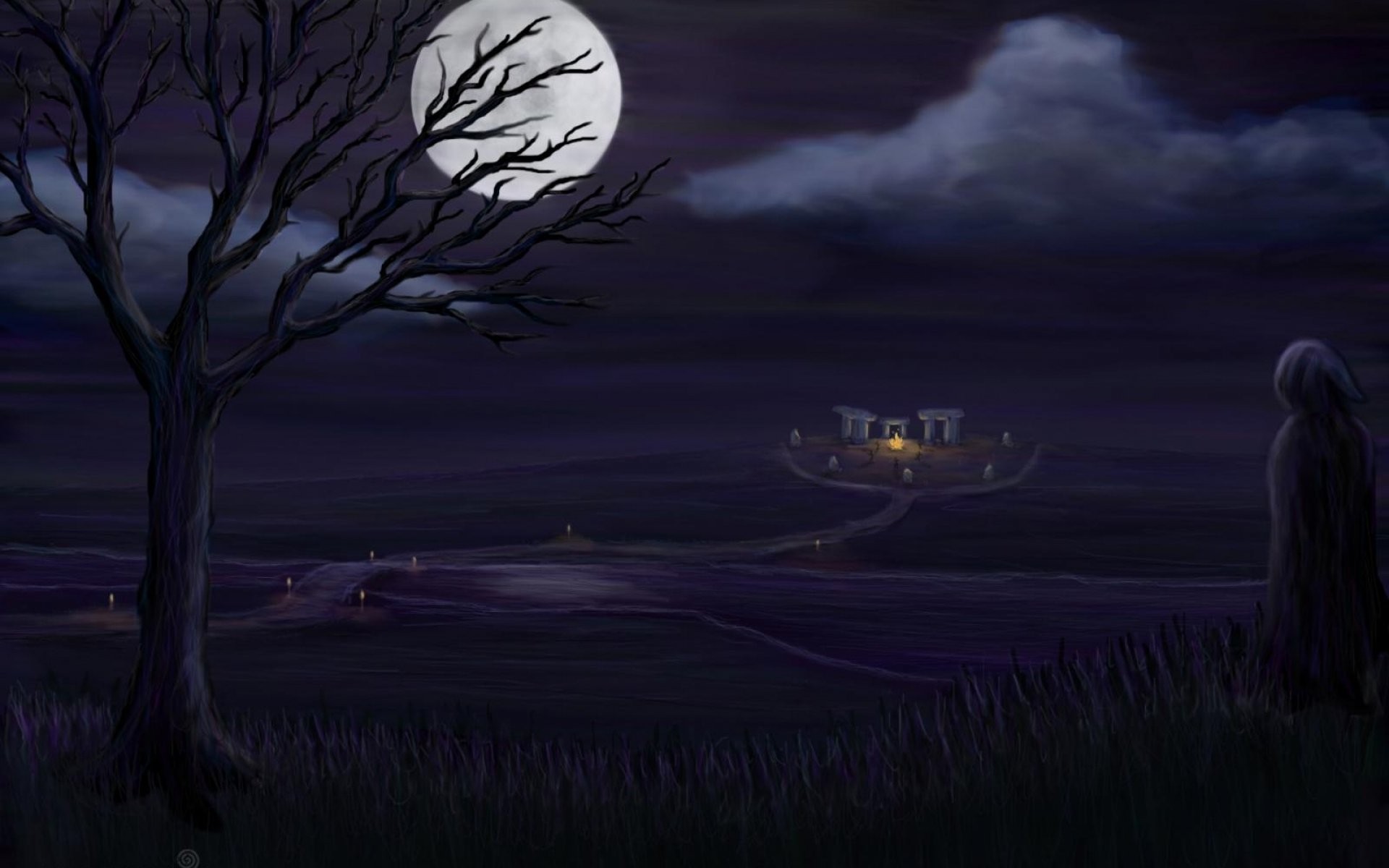 wiccan wallpaper,sky,moonlight,light,darkness,night