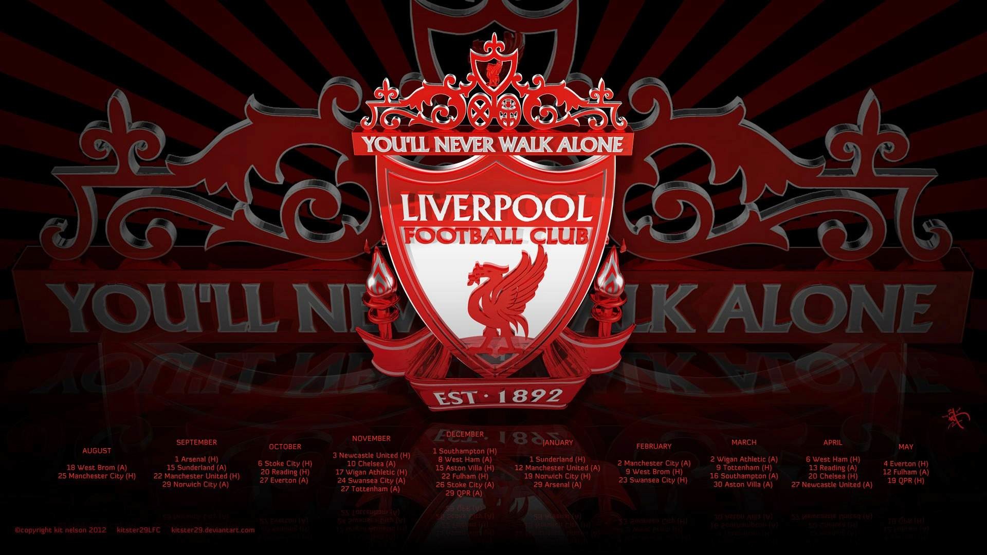 lfc wallpaper,red,text,font,logo,brand