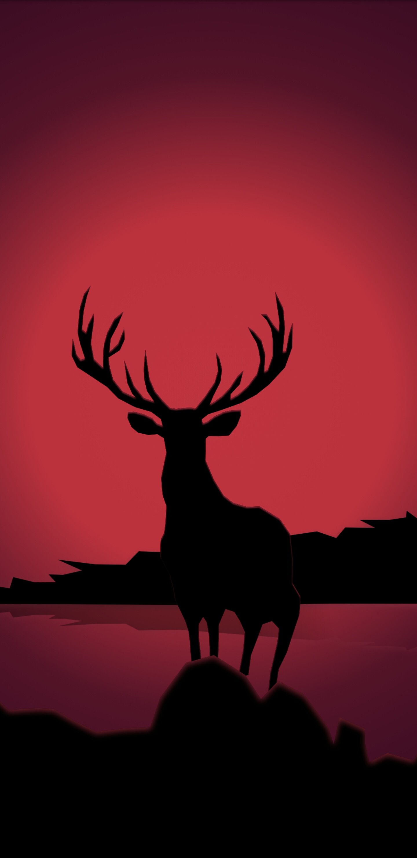 wallpaper sfondi,elk,deer,red,horn,antler