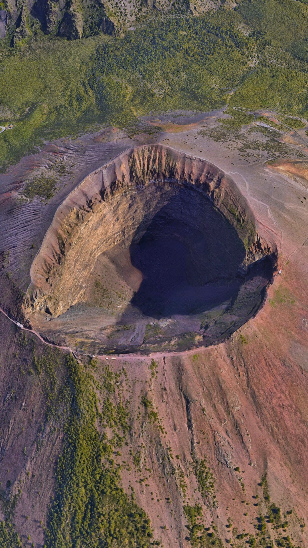 google pixel stock wallpaper,vulcano,termocarsismo,lago del cratere,risorse idriche