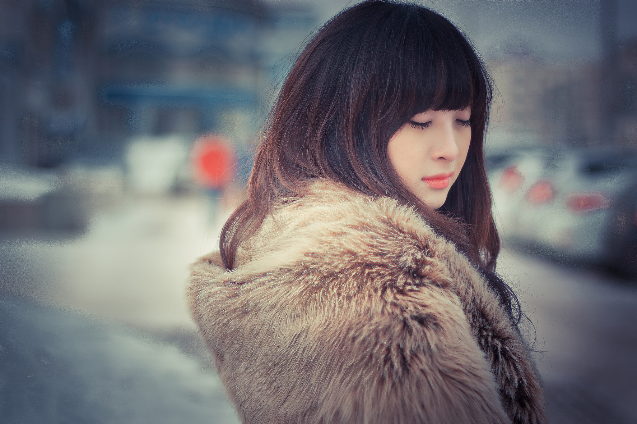 nice girl wallpaper,hair,face,fur,hairstyle,beauty