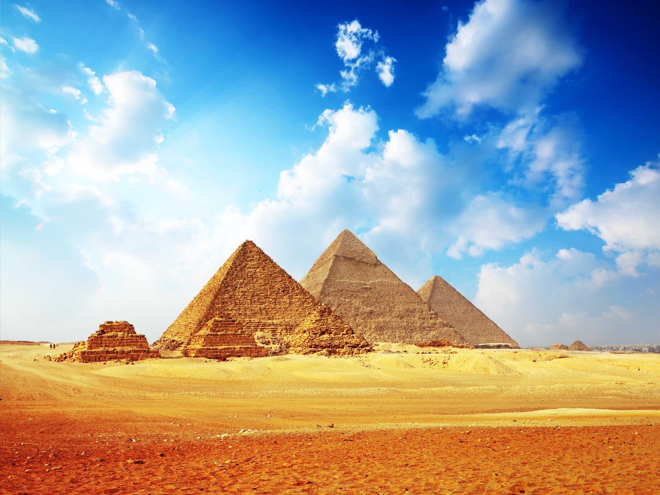 ピラミッドの壁紙,ピラミッド,記念碑,空,古代史,砂漠