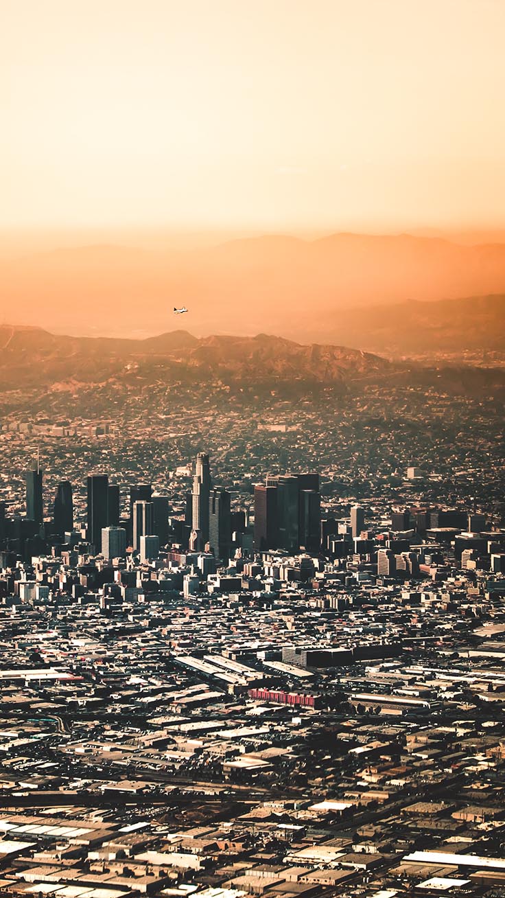 los angeles iphone wallpaper,cityscape,metropolitan area,metropolis,city,urban area