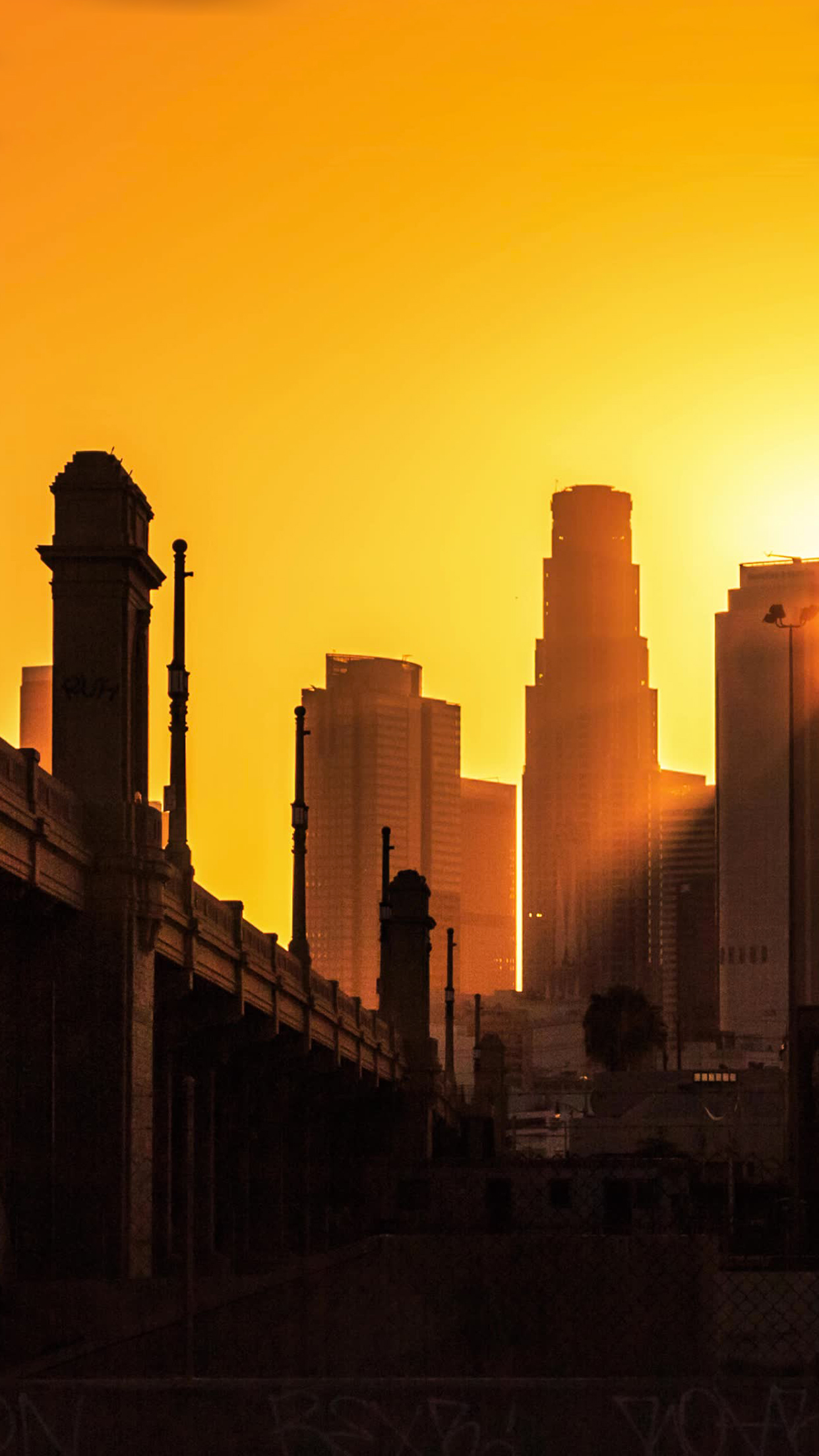 los angeles iphone wallpaper,skyline,sky,city,human settlement,dusk