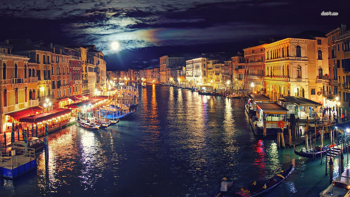 venecia fondo de pantalla,camino acuático,canal,cielo,agua,transporte de agua