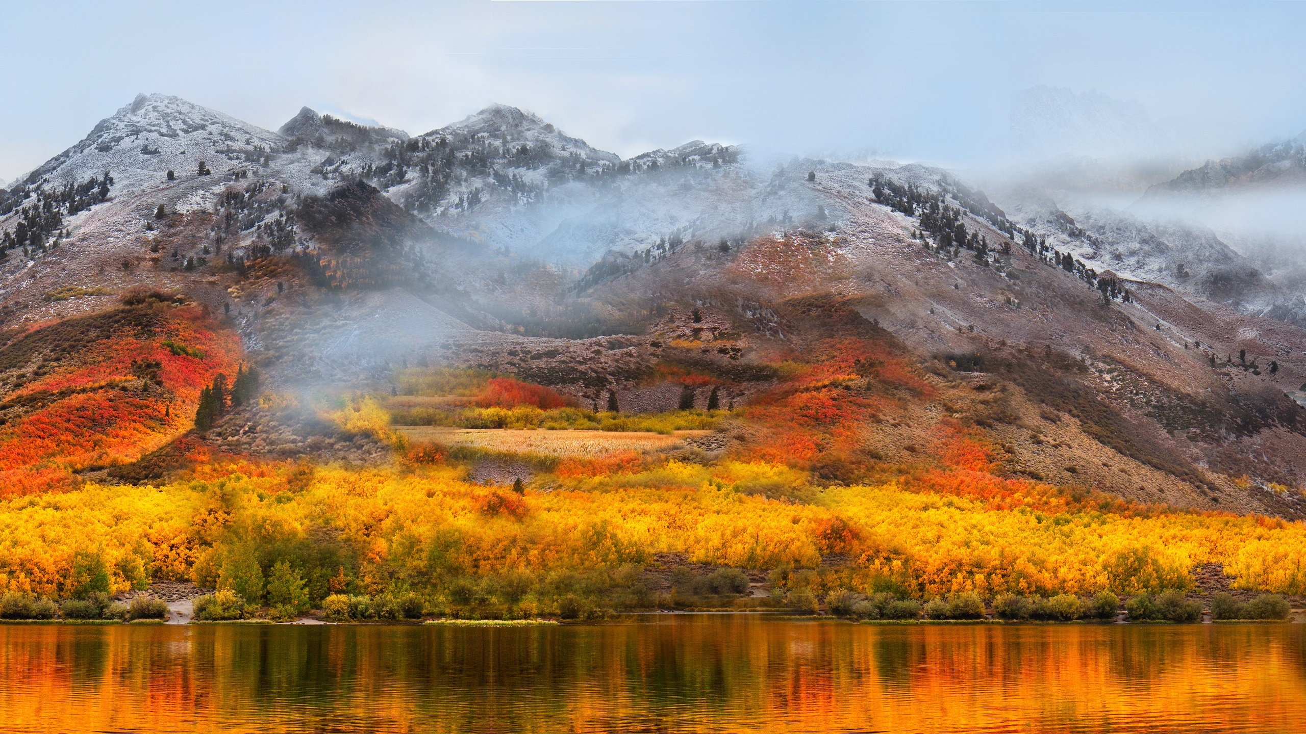 sierra wallpaper,nature,natural landscape,reflection,wilderness,sky