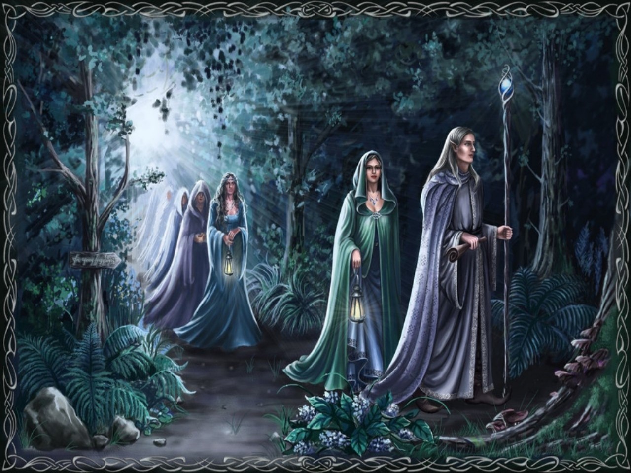 carta da parati elfo,arte,mitologia,cg artwork,buio,pittura