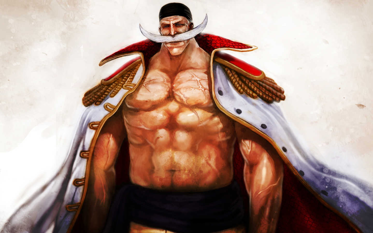 whitebeard wallpaper,muscle,chest,mythology,human,illustration