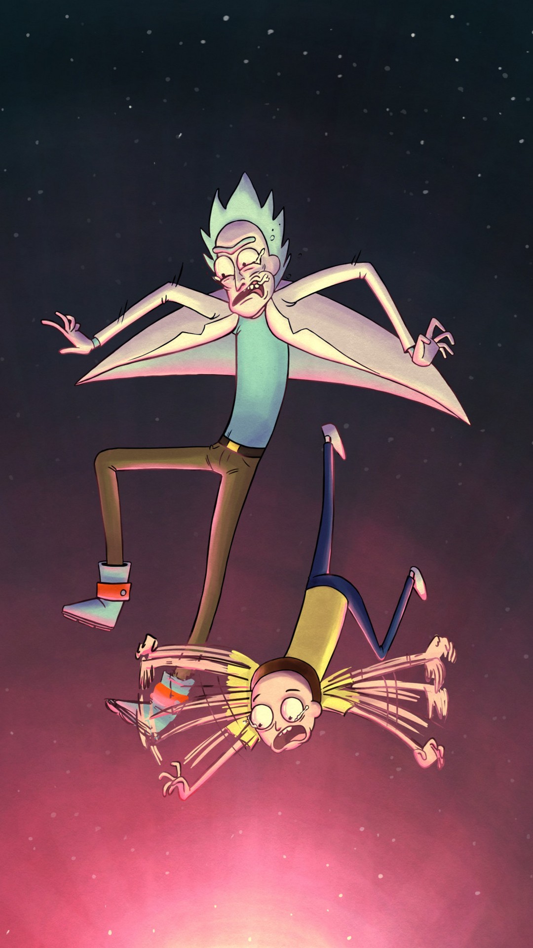 rick and morty wallpaper android,cartoon,illustration,animation,graphic design,fictional character