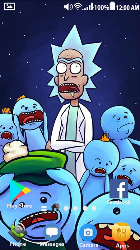 rick and morty wallpaper android,cartoon,animated cartoon,illustration,animation,space