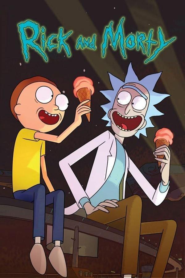 rick and morty wallpaper android,karikatur,animierter cartoon,illustration,animation,kunst