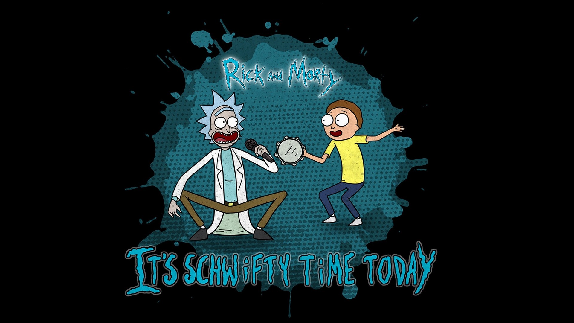 fond d'écran rick and morty android,dessin animé,texte,dessin animé,illustration,animation