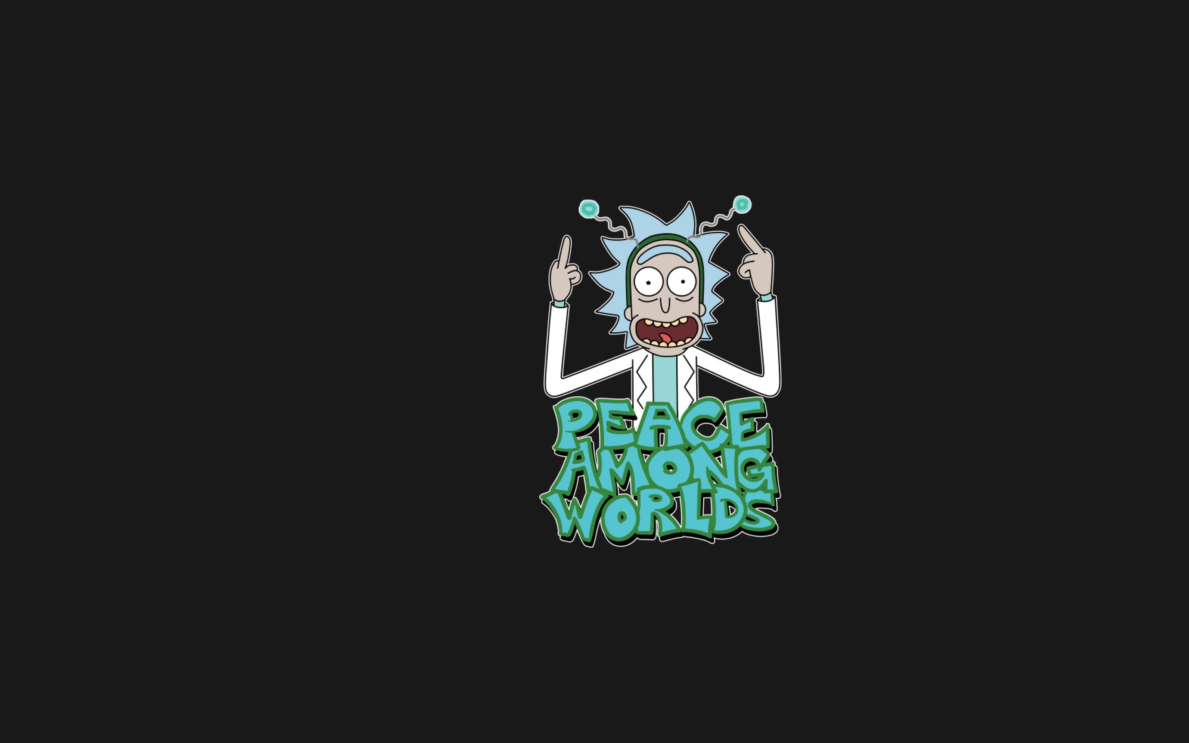 rick wallpaper,türkis,schriftart,türkis,erfundener charakter,t shirt