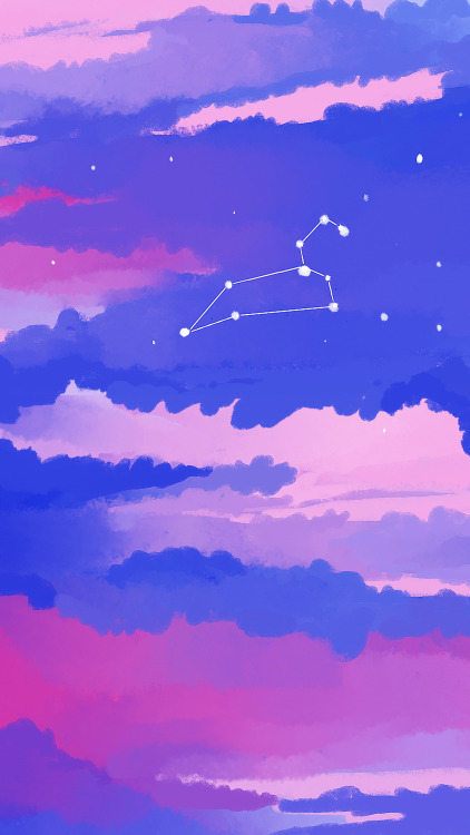 텀블러 미학 벽지,하늘,푸른,낮,구름,보라색