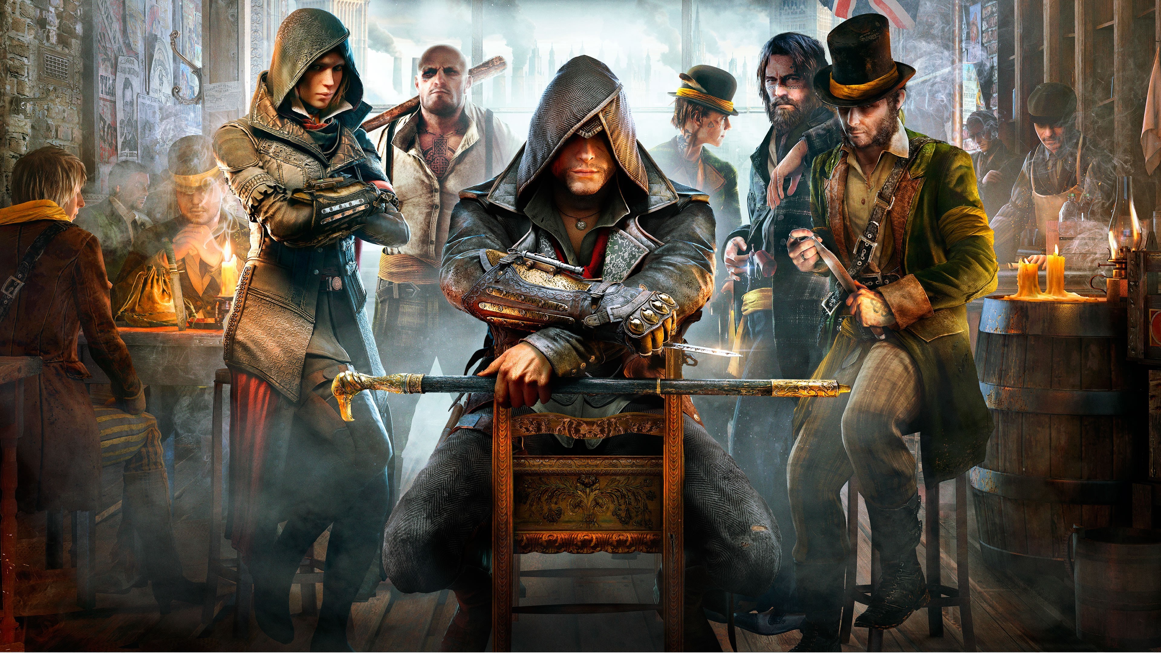 assassins creed syndicate wallpaper,action adventure spiel,computerspiel,spiele,mythologie,videospielsoftware