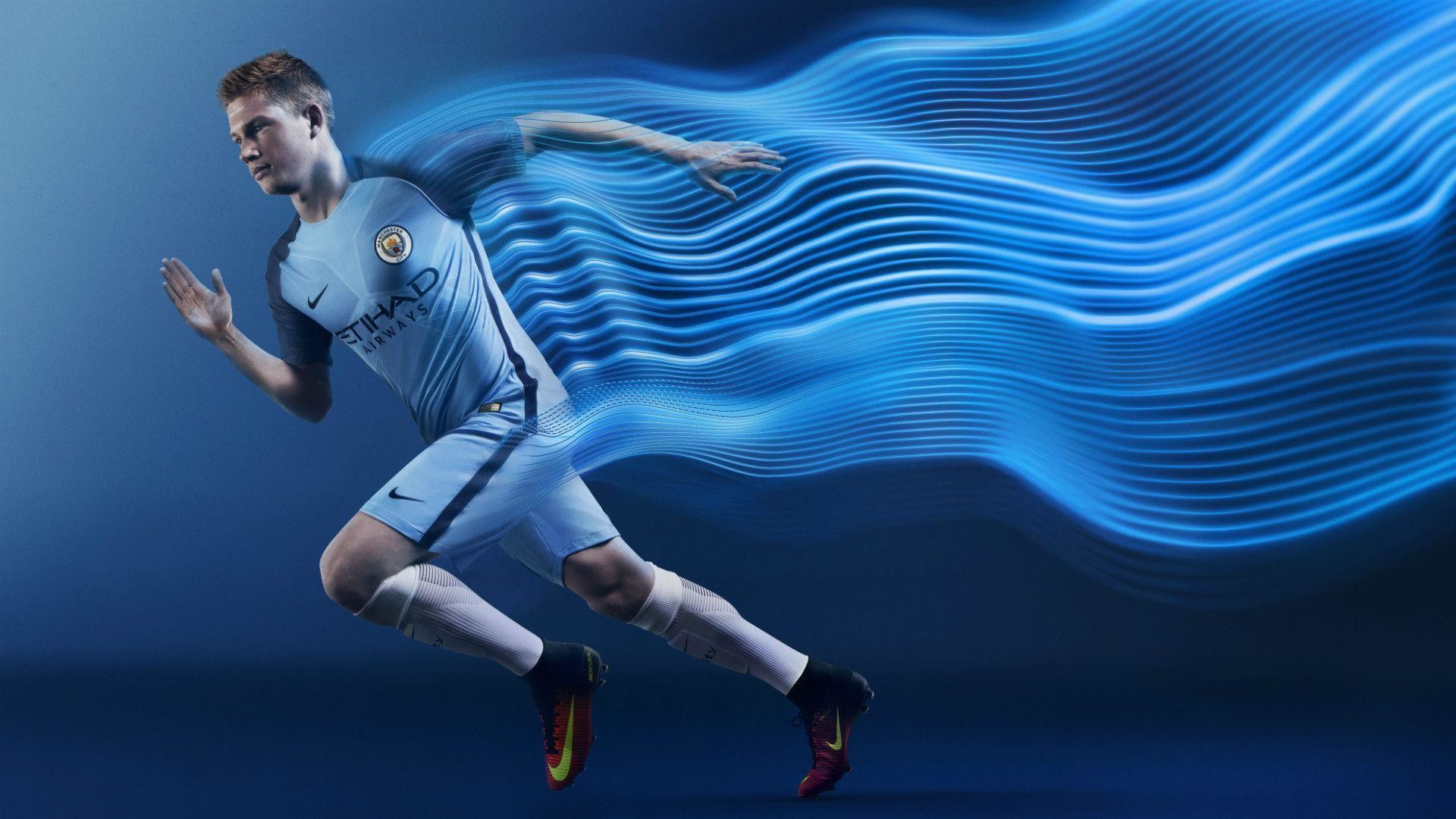 man city wallpaper,football player,blue,football,kick,player