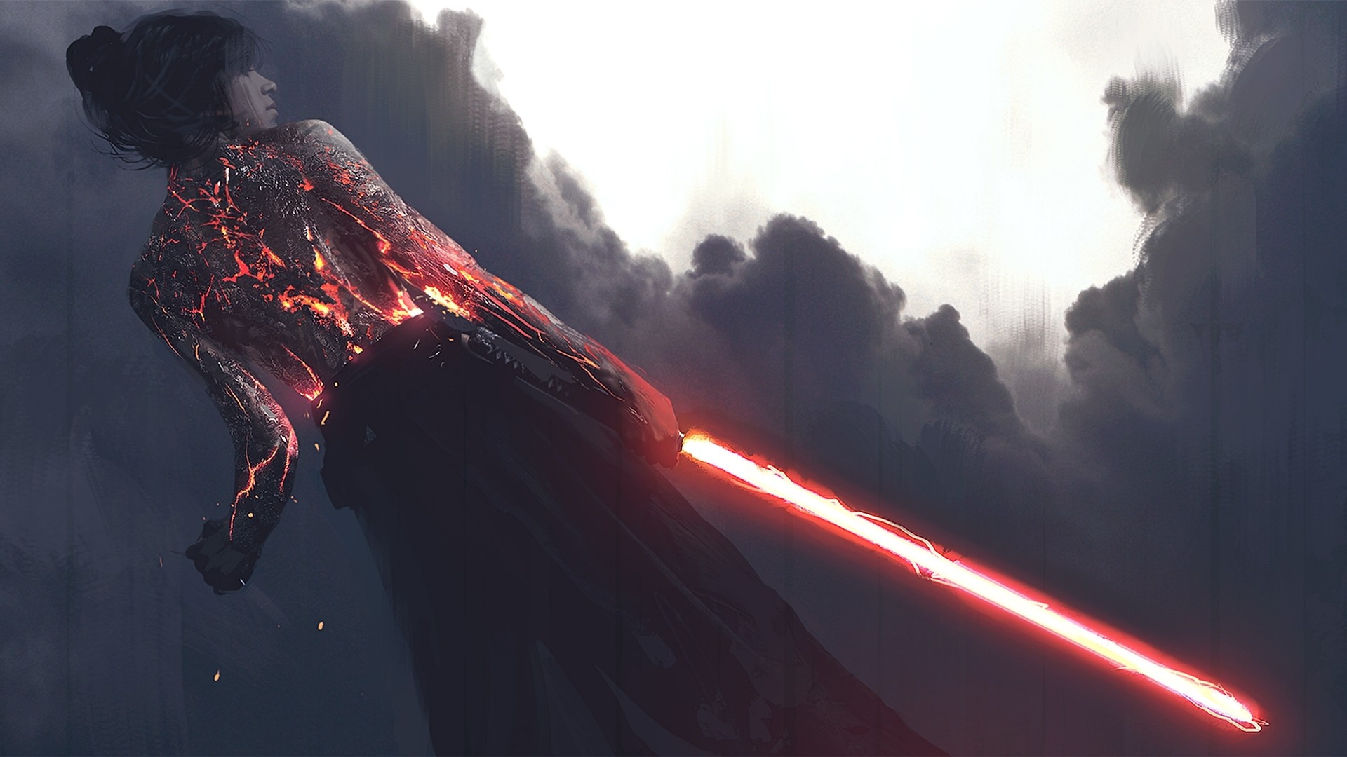 star wars wallpaper 1920x1080,geological phenomenon,sky,screenshot,lava,cg artwork