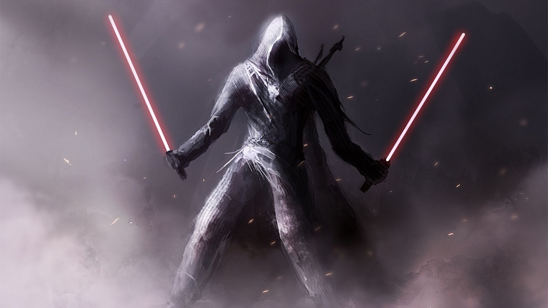 star wars wallpaper 1920x1080,darkness,cg artwork,illustration,fictional character,graphic design