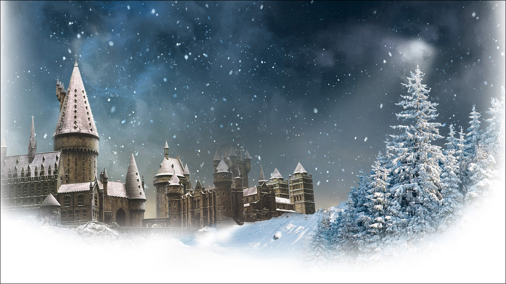 harry potter desktop wallpaper,winter,snow,sky,freezing,christmas eve