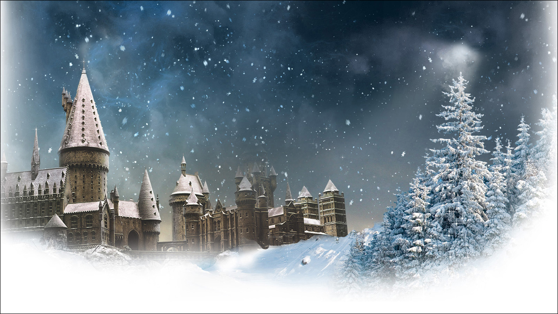 harry potter desktop hintergrund,winter,schnee,himmel,einfrieren,heiligabend