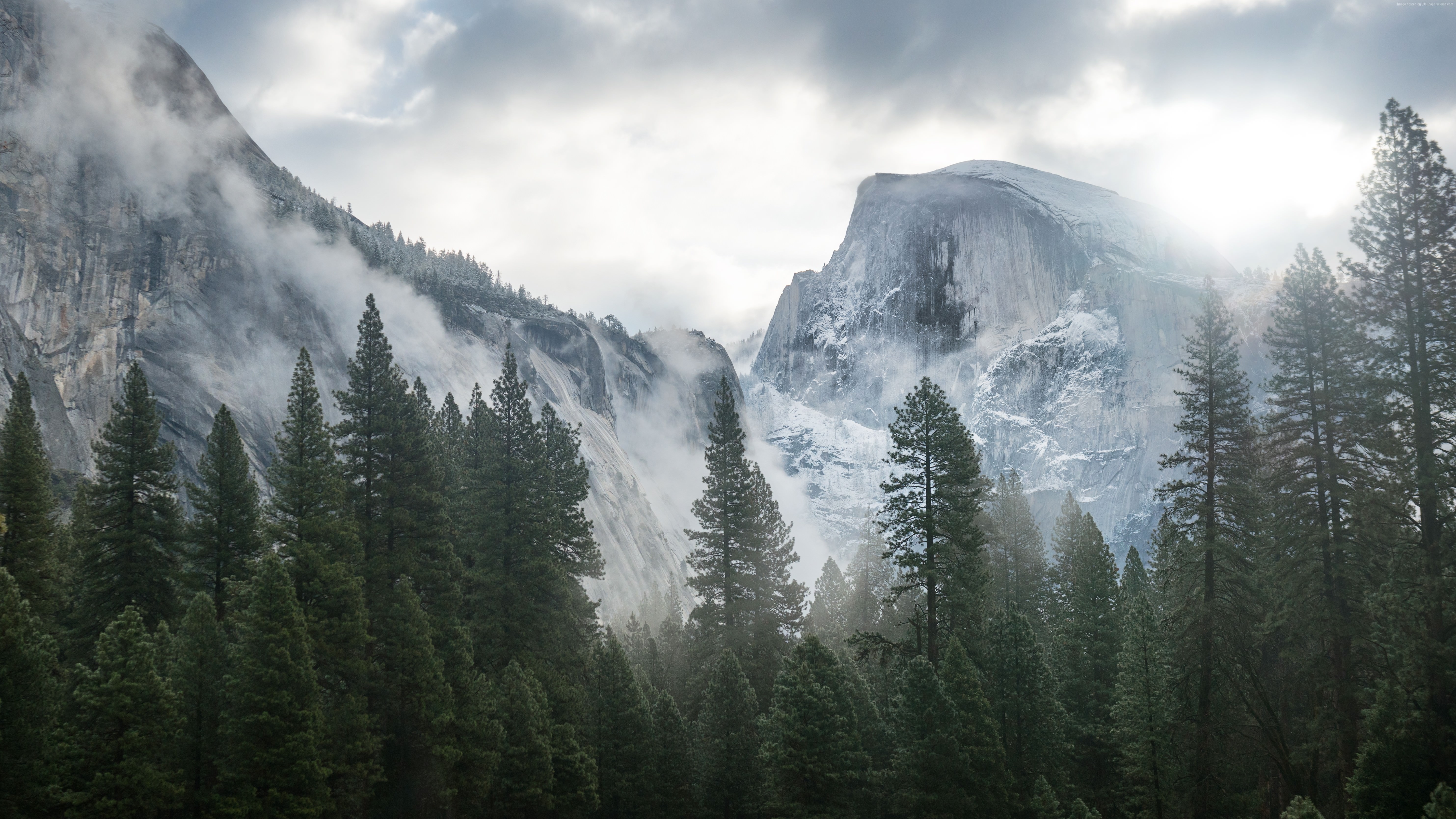 macbook pro壁紙hd,山,自然,自然の風景,山脈,靄