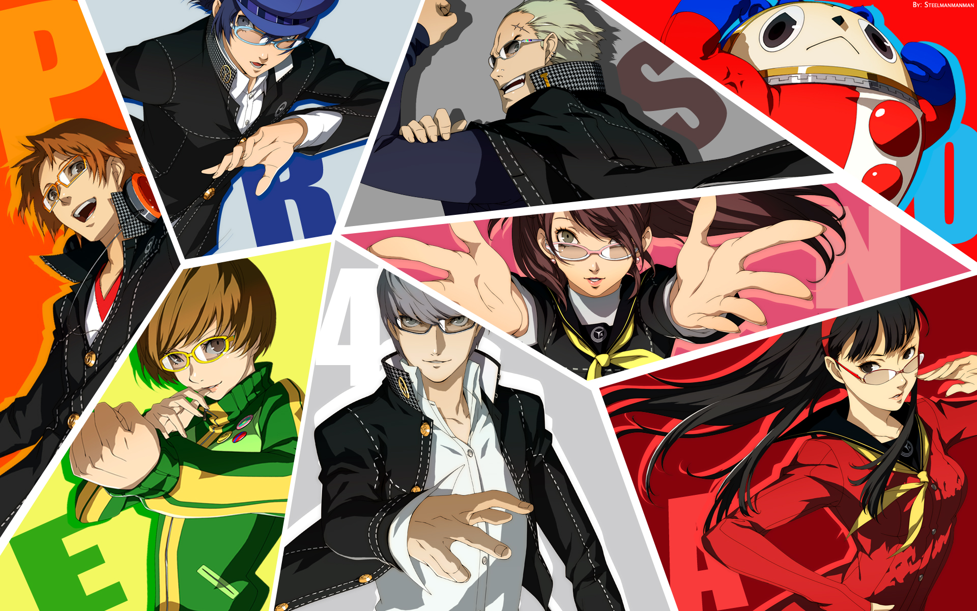 persona wallpaper,collage,anime,cartoon,art,fictional character