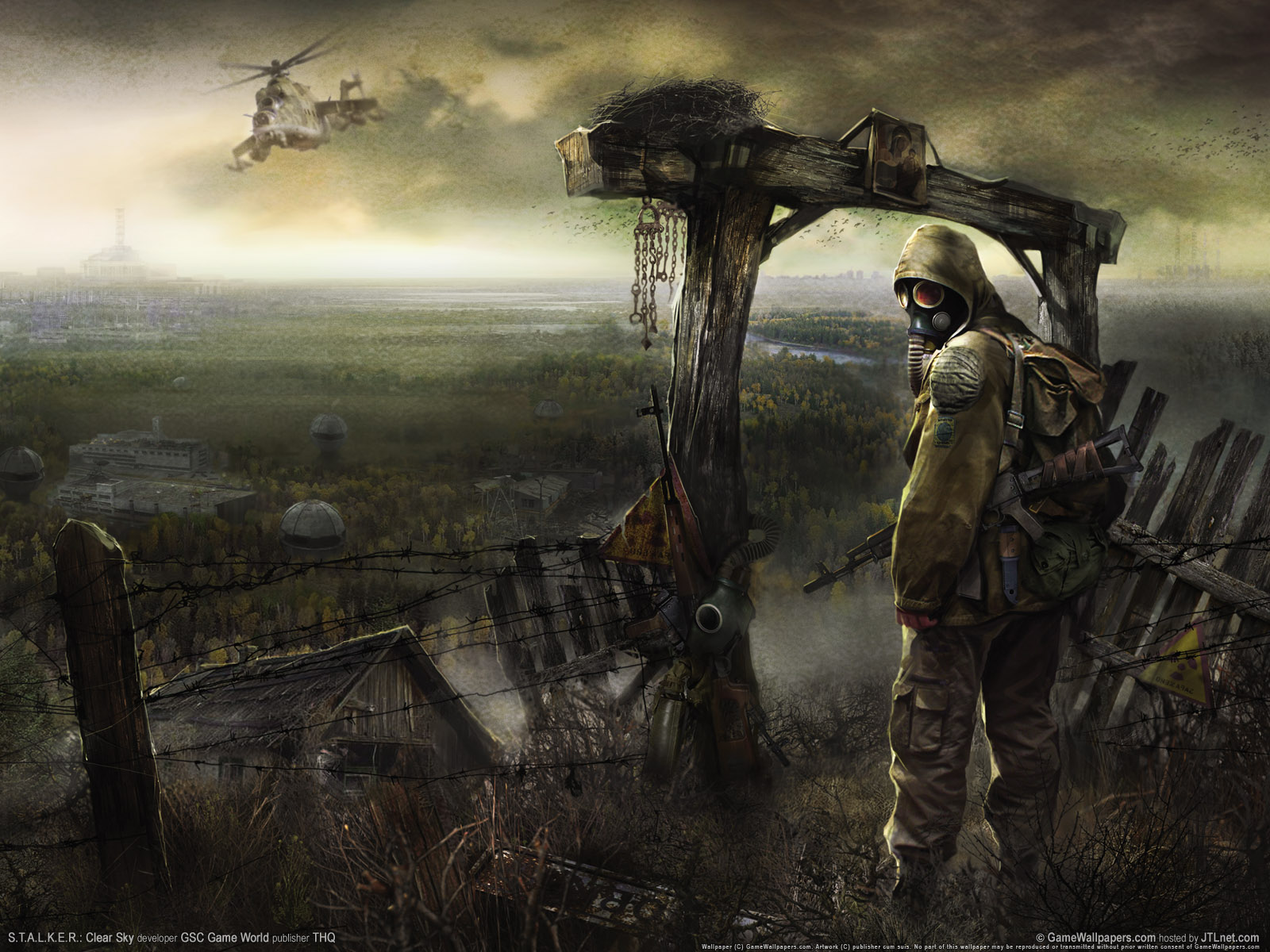 stalker wallpaper,action adventure game,pc game,digital compositing,strategy video game,cg artwork