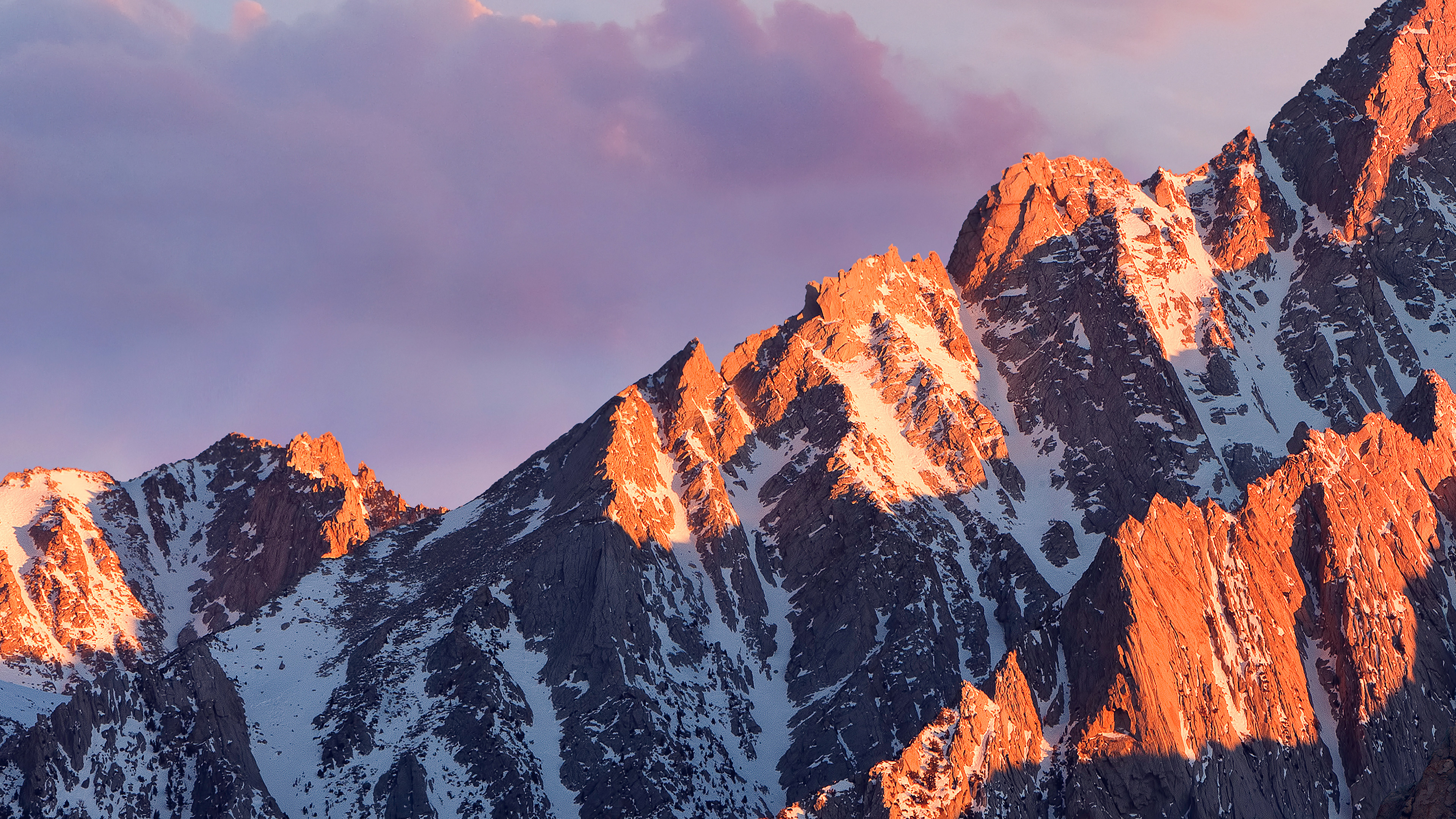 mac os壁紙4k,山,空,自然,山脈,自然の風景