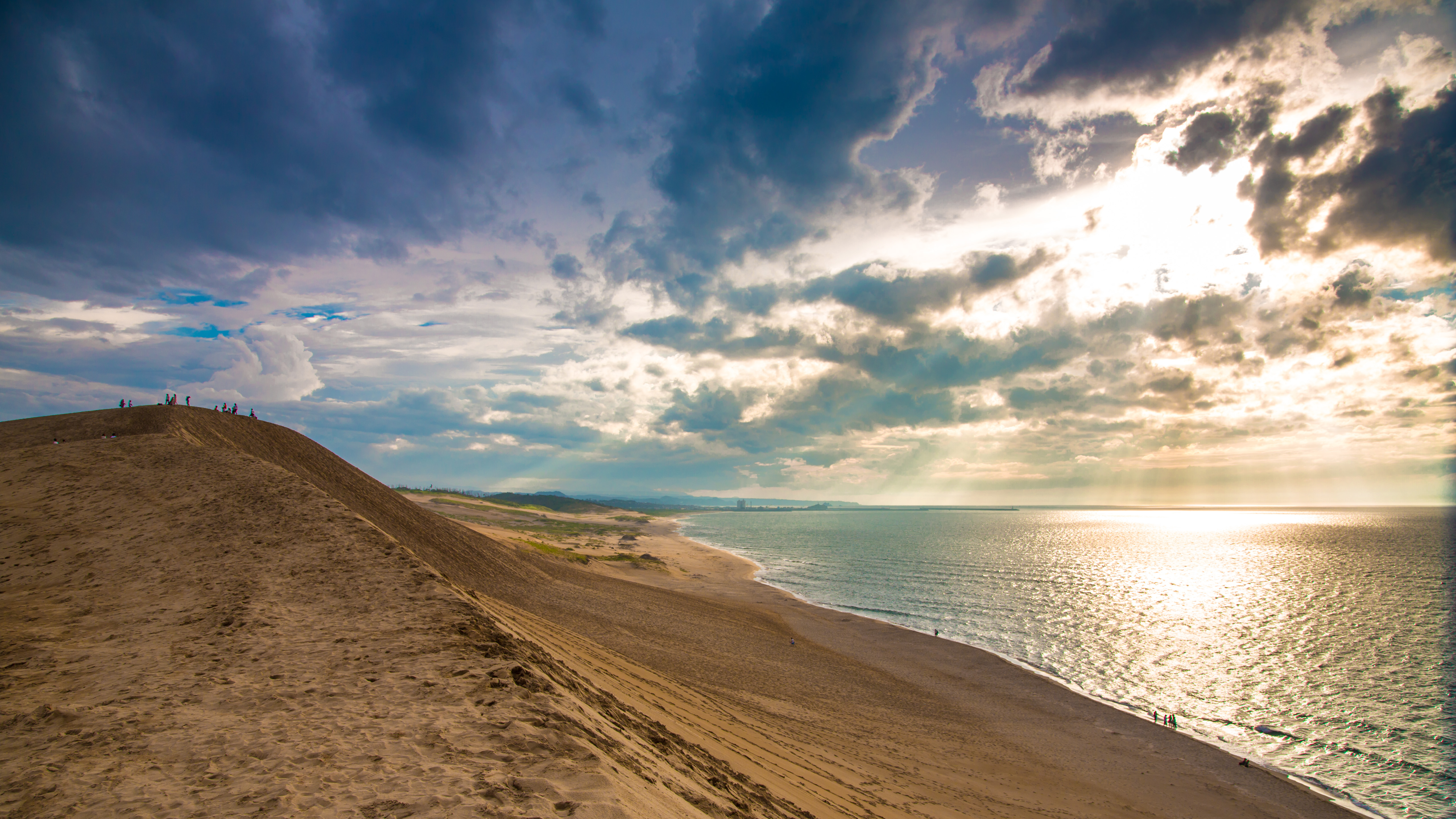 imac 5k wallpaper,sky,nature,sea,coast,shore