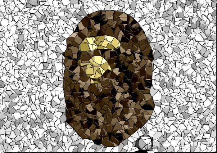 bathing ape wallpaper,pattern,brown,design,camouflage,mosaic