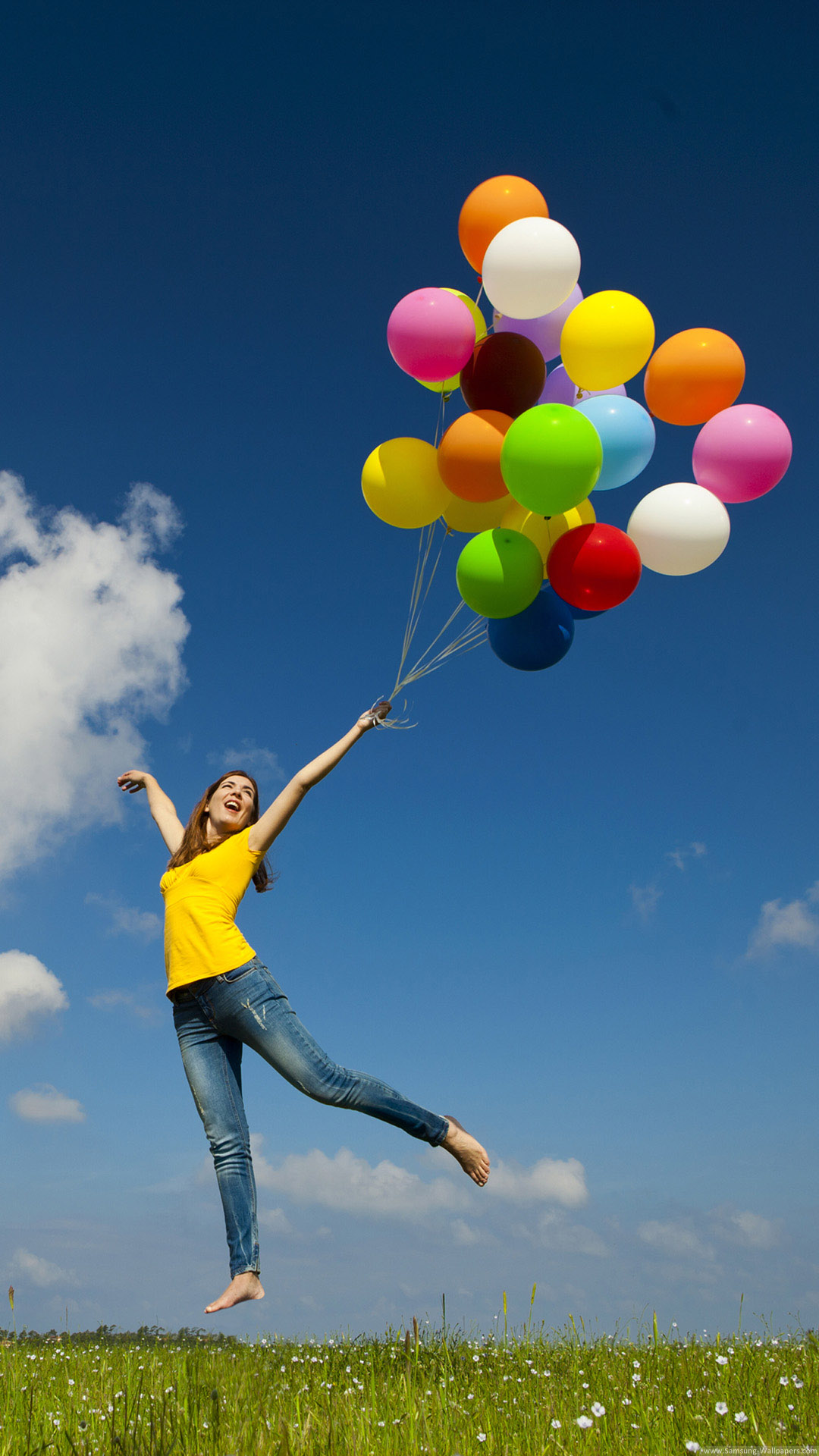 samsung s4 wallpaper,balloon,sky,happy,fun,cloud