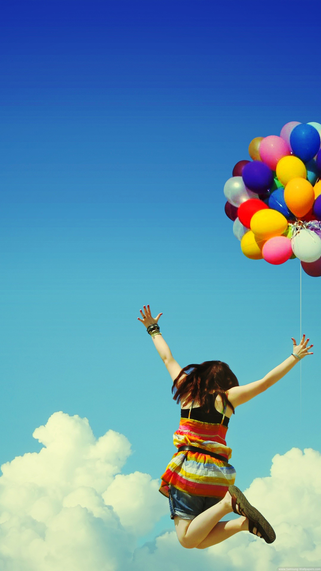 samsung s4 wallpaper,sky,balloon,fun,happy,daytime