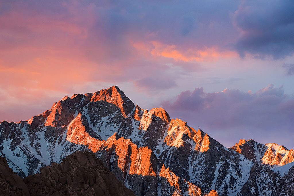 mac os sierra fondo de pantalla,montaña,cielo,cordillera,naturaleza,cresta