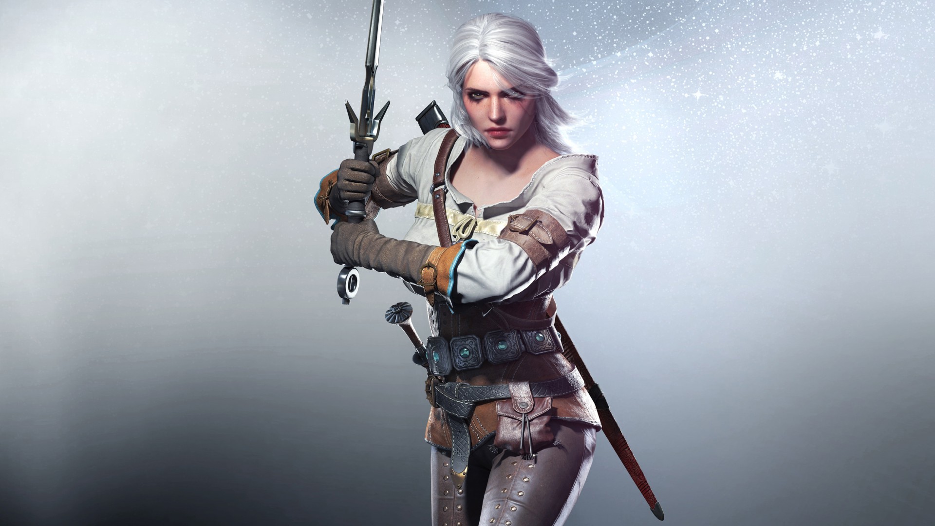 papel pintado ciri,cg artwork,personaje de ficción,tiro al arco,videojuego de rol multijugador masivo en línea,figura de acción