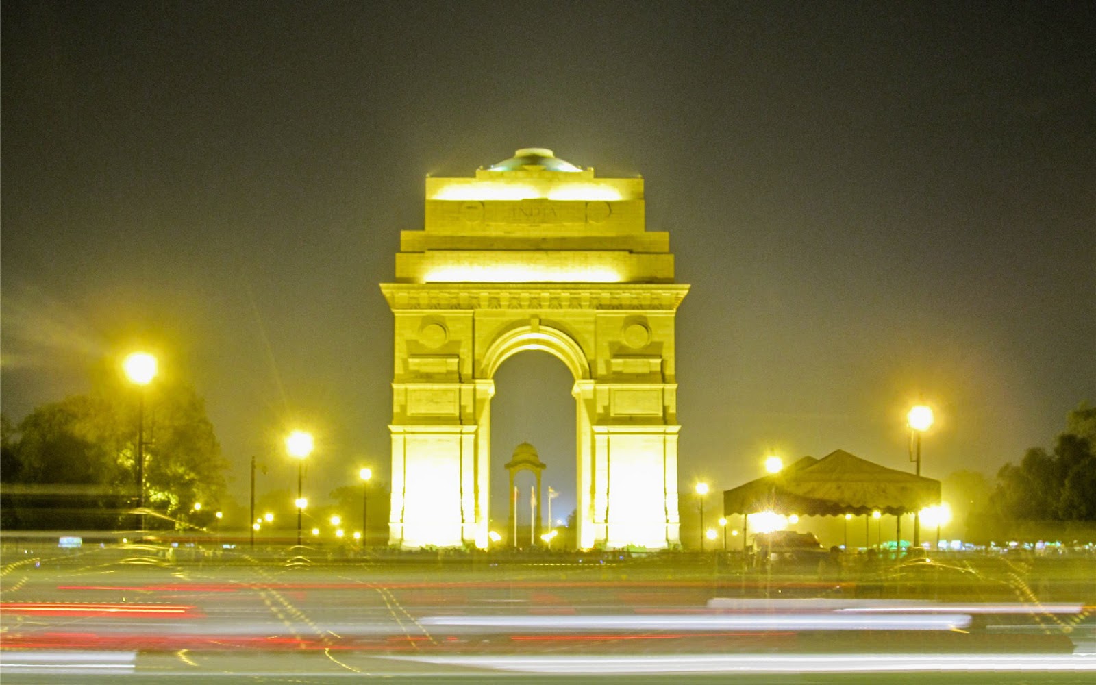 fondo de pantalla de delhi,arco,arco triunfal,arquitectura,monumento,noche