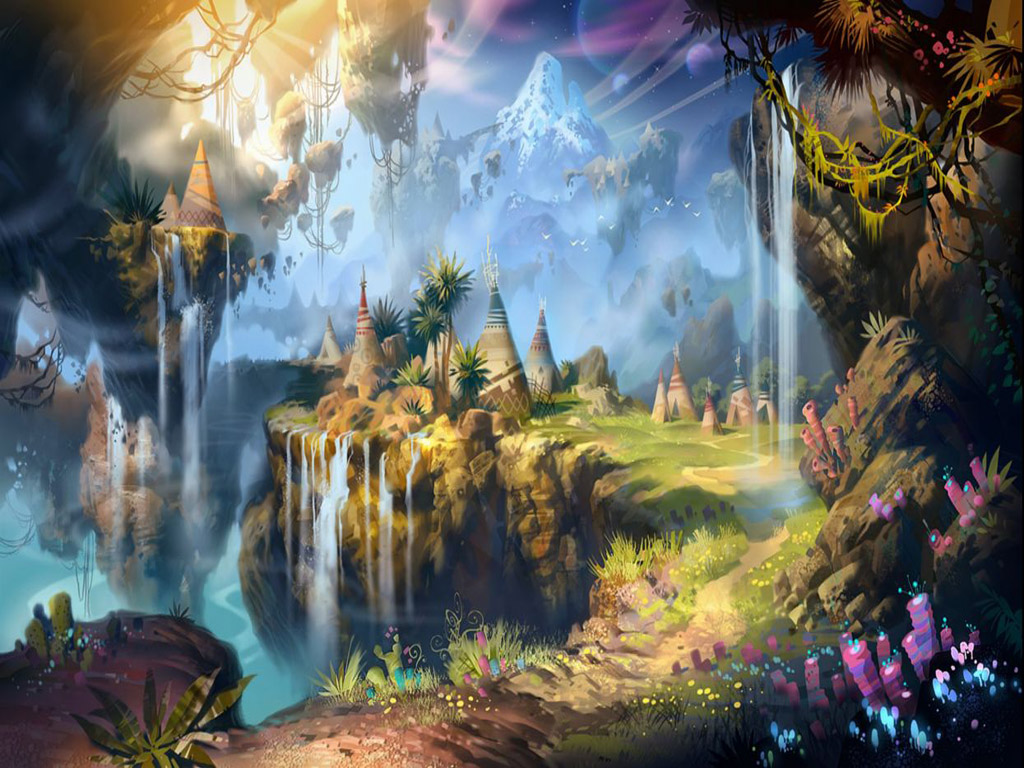 fairytale wallpaper,action adventure game,nature,strategy video game,cg artwork,mythology