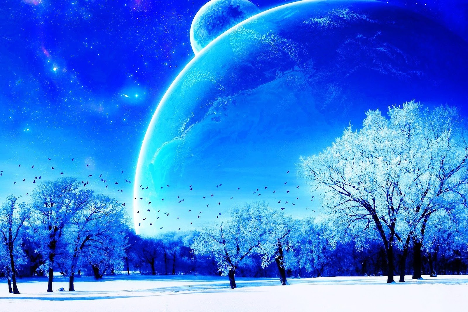 3d wallpapers for mobile for touch screen free download,sky,nature,blue,winter,natural landscape