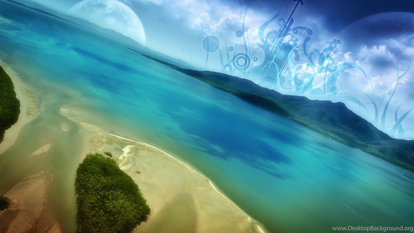 3d wallpapers for mobile for touch screen free download,nature,sky,natural landscape,atmosphere,water resources