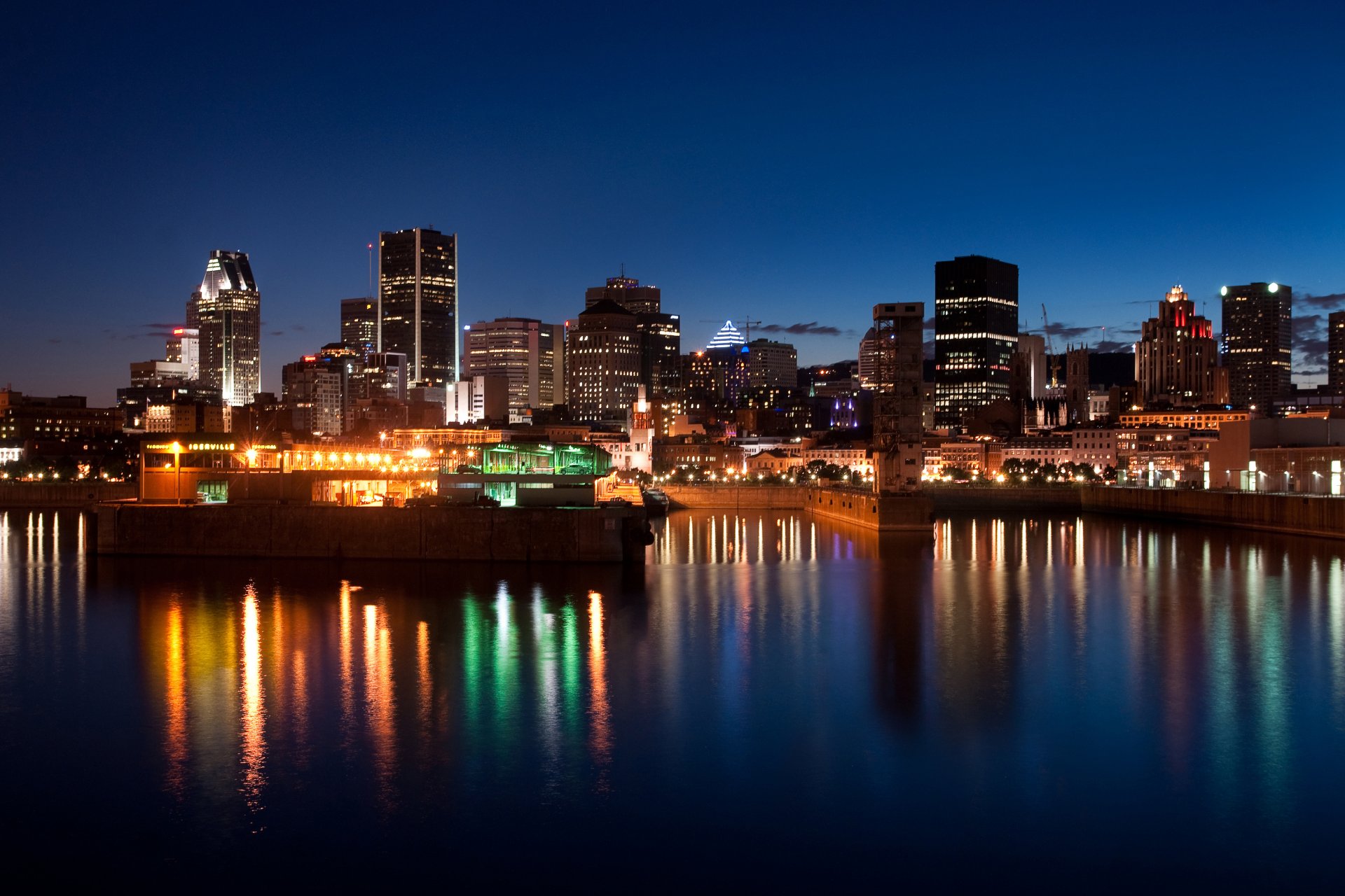 fond d'écran montréal,ville,paysage urbain,horizon,zone métropolitaine,nuit