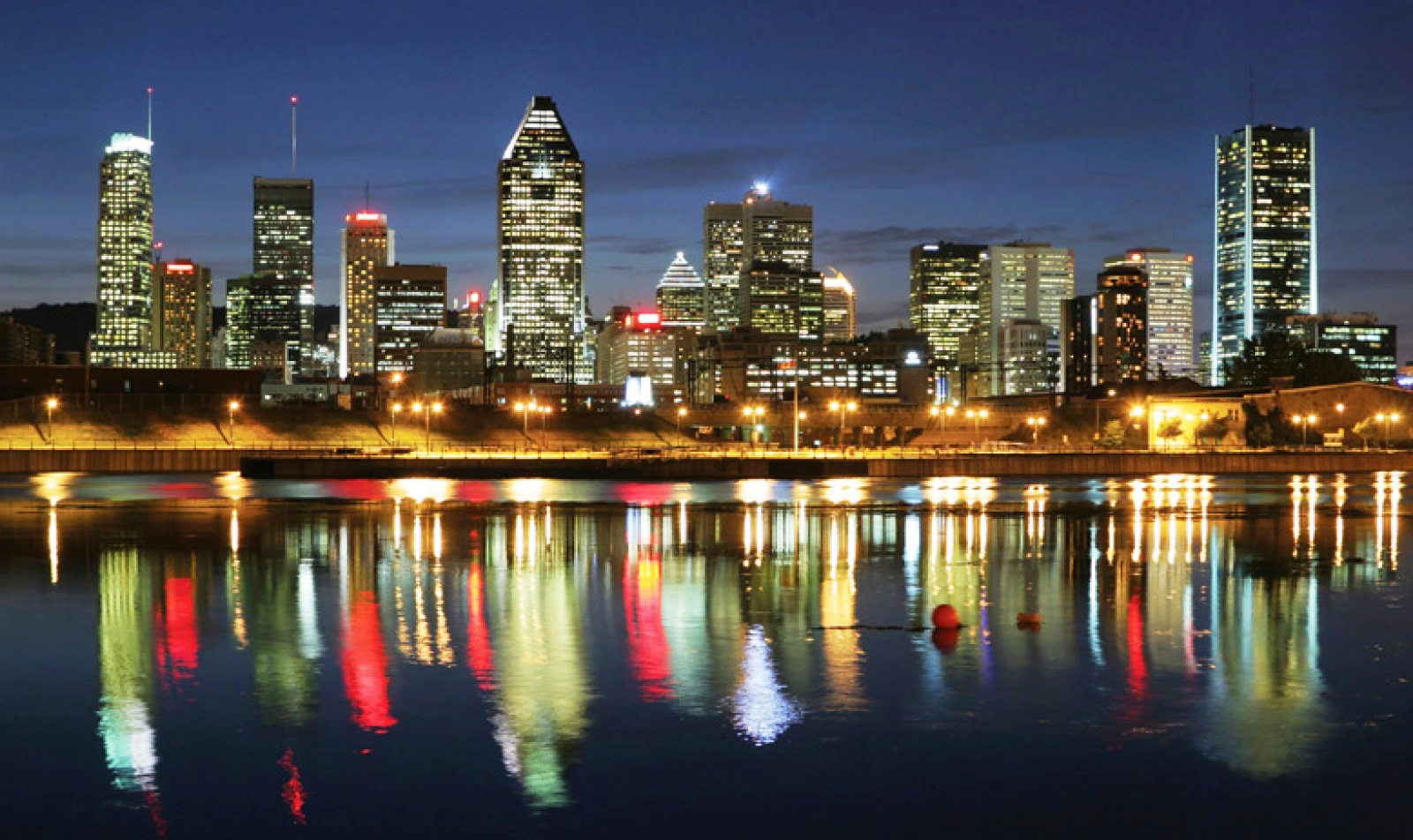 fondo de pantalla de montreal,ciudad,paisaje urbano,área metropolitana,horizonte,reflexión