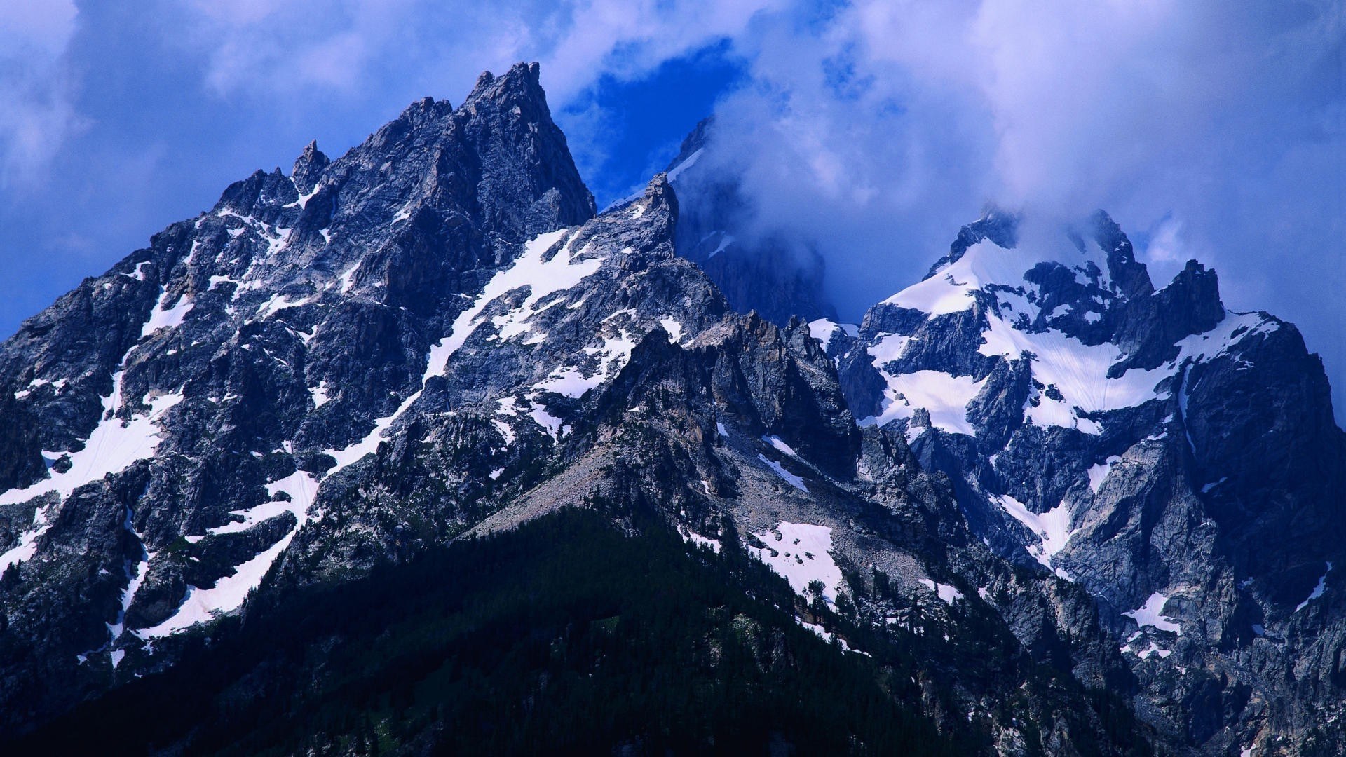 download gambar wallpaper,mountainous landforms,mountain,mountain range,nature,sky