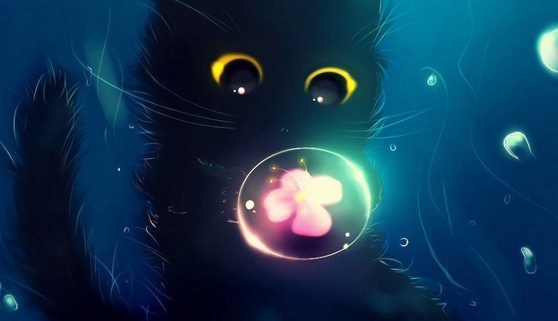 descargar fondo de pantalla bergerak untuk hp samsung,ligero,arte fractal,cielo,bigotes,gato