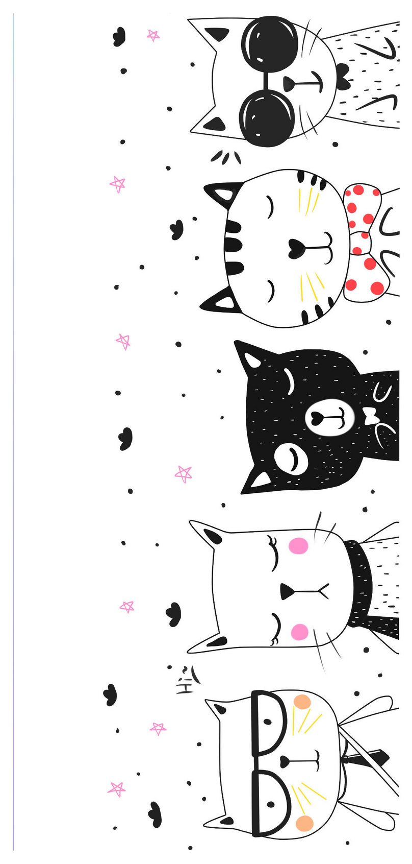 download gratis wallpaper hp keren dan lucu,white,cartoon,text,line,cat